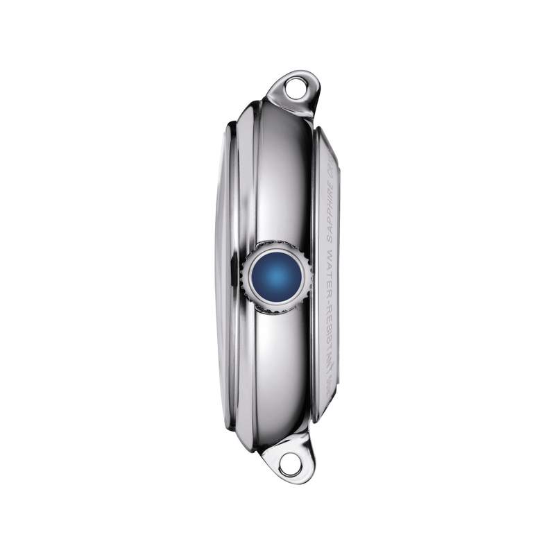 Montre TISSOT T-LADY BELLISSIMA femme automatique cadran gris bracelet acier inoxydable - vue 2