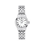 Montre TISSOT T-CLASSIC DREAM femme cadran blanc bracelet acier inoxydable - vue 1