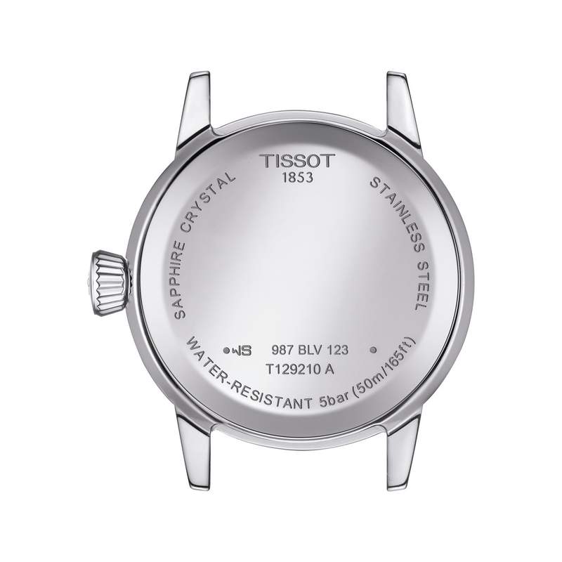 Montre TISSOT T-CLASSIC DREAM femme cadran blanc bracelet acier inoxydable - vue 3