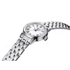 Montre TISSOT T-CLASSIC DREAM femme cadran blanc bracelet acier inoxydable - vue VD1