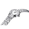 Montre TISSOT T-classic femme bracelet acier inoxydable gris - vue VD1