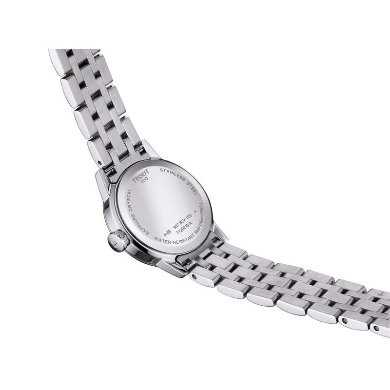 Montre TISSOT T-CLASSIC DREAM femme cadran blanc bracelet acier inoxydable - vue D2