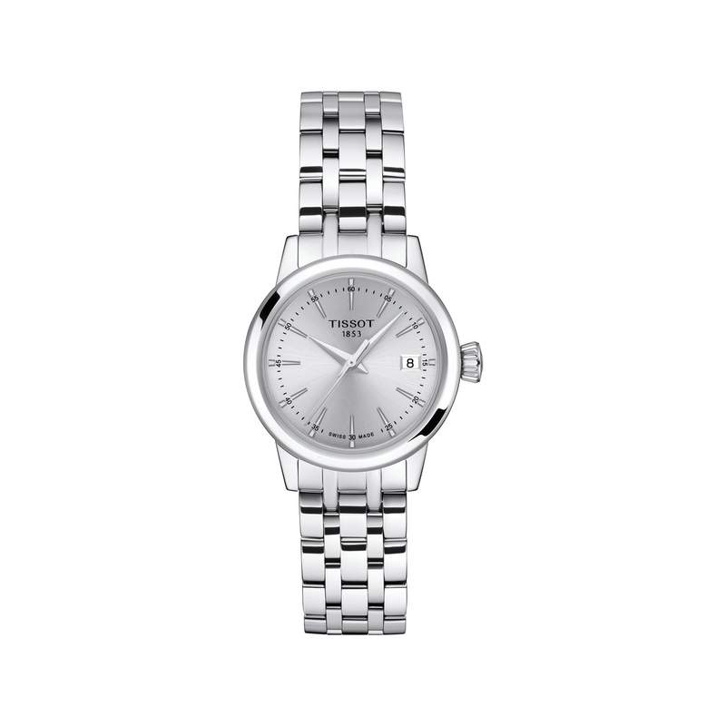 Montre TISSOT T-CLASSIC DREAM femme cadran gris bracelet acier inoxydable - vue 1