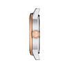 Montre TISSOT T-classic femme bracelet acier inoxydable bicolore rose - vue V2