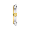 Montre TISSOT T-CLASSIC DREAM femme cadran ivoire bracelet acier inoxydable bicolore doré - vue V2