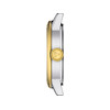 Montre TISSOT T-classic femme bracelet acier inoxydable bicolore jaune - vue V2