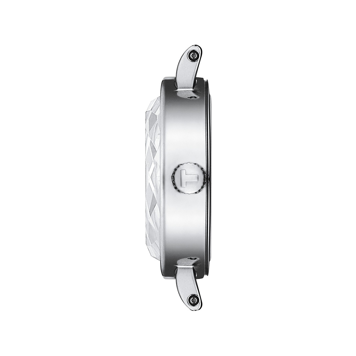 Montre TISSOT T-LADY LOVELY ROUND femme cadran gris bracelet acier inoxydable - vue 2