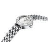 Montre TISSOT T-LADY LOVELY ROUND femme cadran gris bracelet acier inoxydable - vue VD1