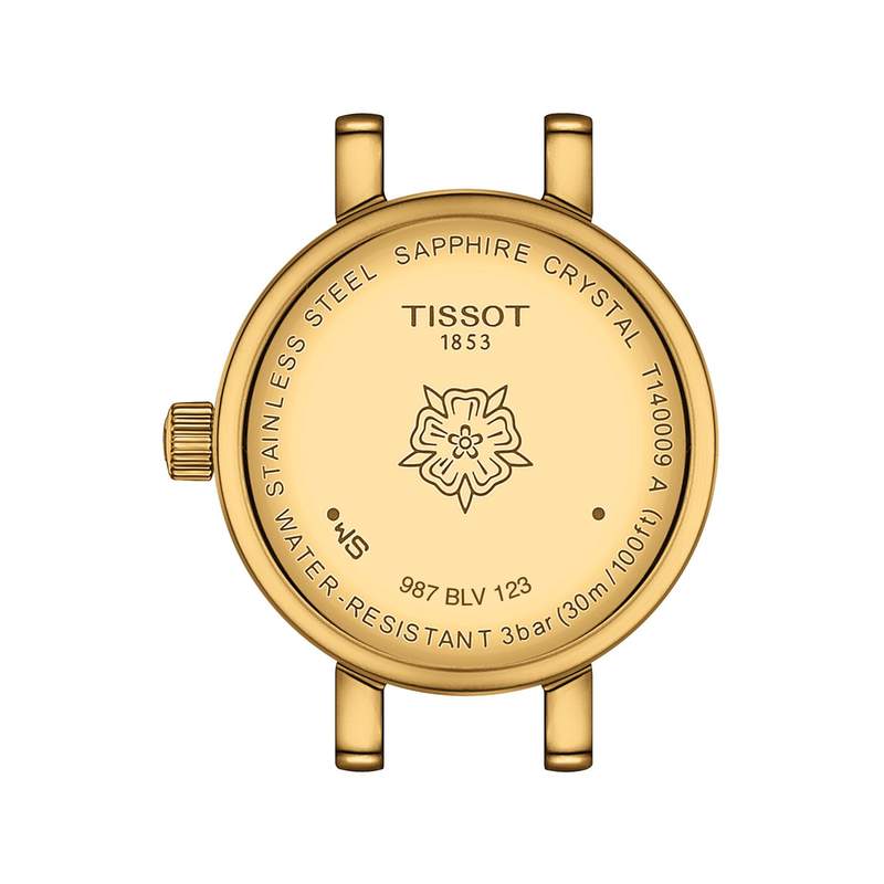 Montre TISSOT T-LADY LOVELY ROUND femme cadran vert bracelet cuir vert - vue 3