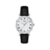 Montre TISSOT T-classic femme bracelet cuir noir - vue V1