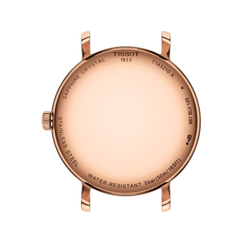 Montre TISSOT T-classic femme bracelet cuir beige - vue 3