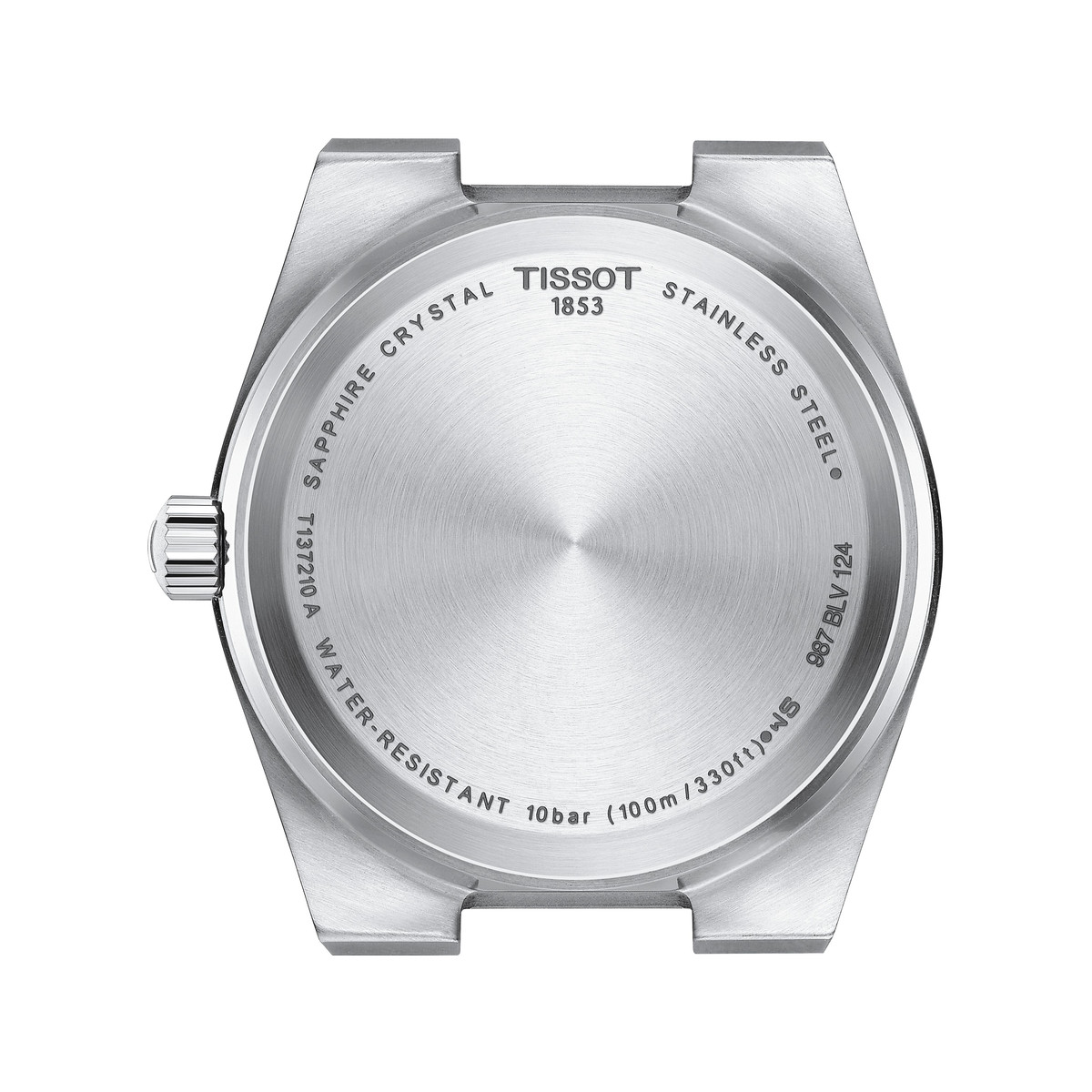 TISSOT T-CLASSIC PRX ladies' watch grey dial stainless steel bracelet - view 3