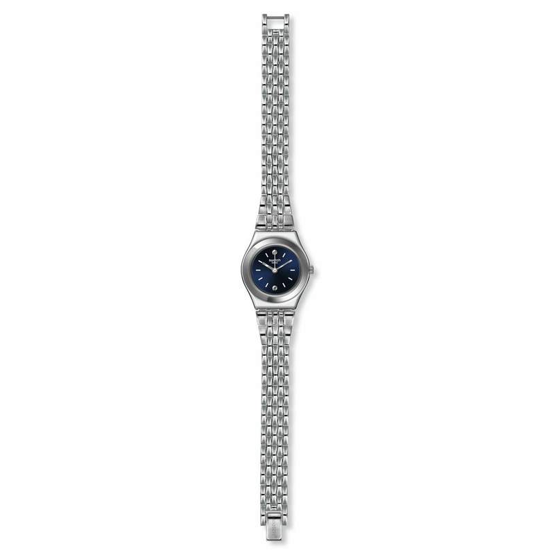 Montre SWATCH Irony Lady Sloane femme bracelet acier inoxydable gris - vue D1