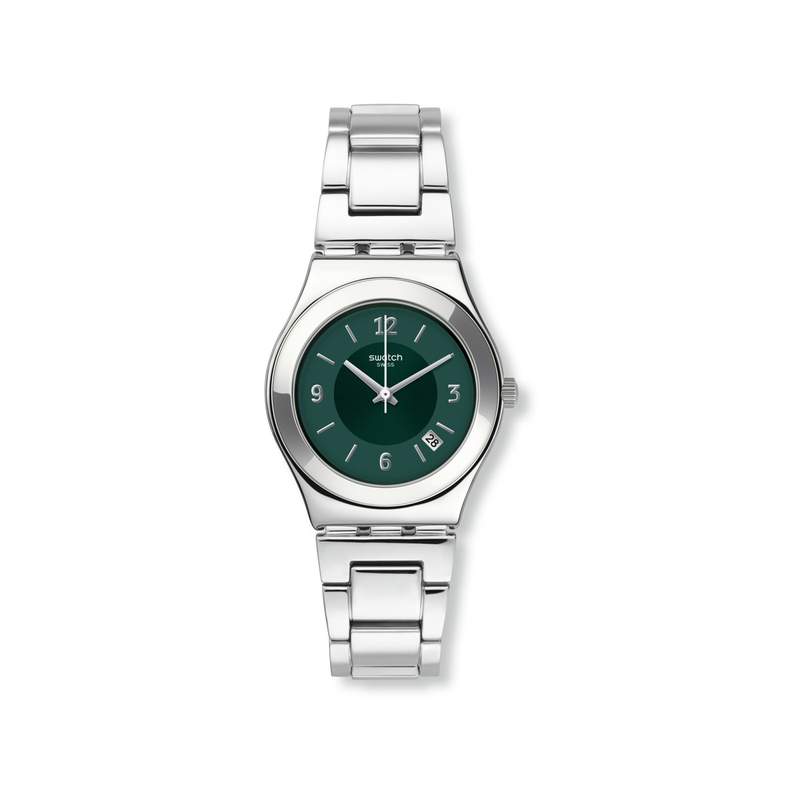 Montre SWATCH Irony Medium Middlesteel femme bracelet acier inoxydable gris - vue 1