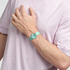 Montre SWATCH Skin Classic biosourced Pastelicious teal femme bracelet silicone vert - vue Vporté 1