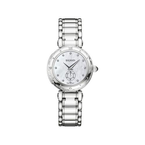 BALMAIN downtown dameshorloge roestvrij stalen armband zilver