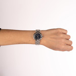 Montre BALMAIN downtown femme bracelet acier inoxydable argent - vue porté 3