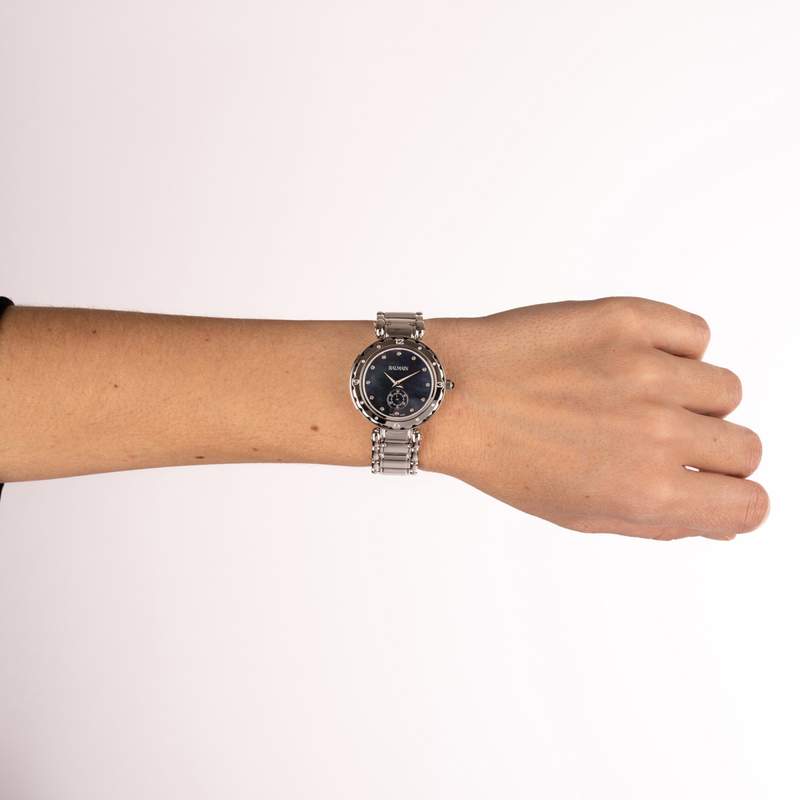 Montre BALMAIN downtown femme bracelet acier inoxydable argent - vue porté 3