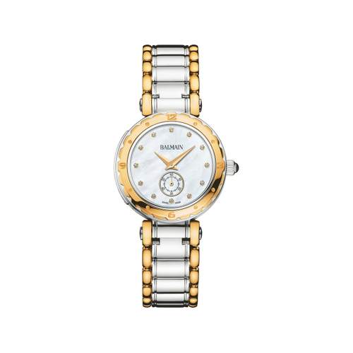 Montre BALMAIN downtown femme bracelet acier inoxydable bicolore jaune