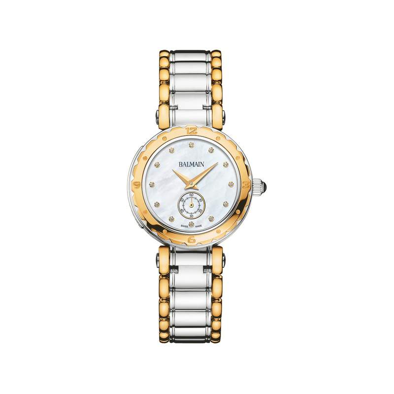 Montre BALMAIN downtown femme bracelet acier inoxydable bicolore jaune - vue 1