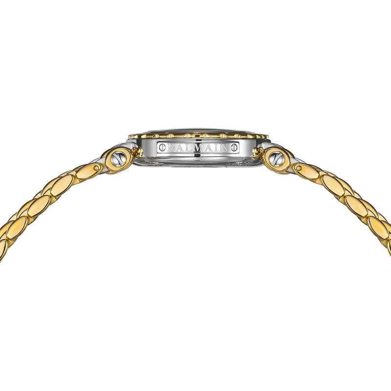 Montre BALMAIN downtown femme bracelet acier inoxydable bicolore jaune - vue 4