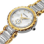 Montre BALMAIN downtown femme bracelet acier inoxydable bicolore jaune - vue D1