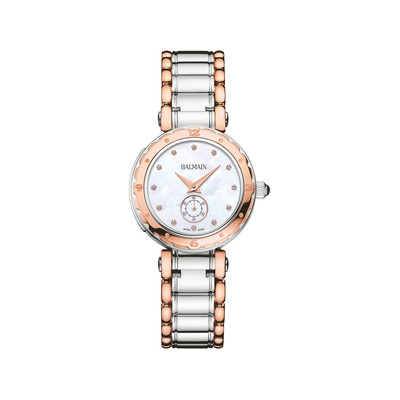 Montre BALMAIN downtown femme bracelet acier inoxydable bicolore rose