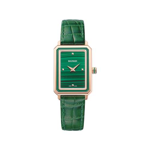 Montre BALMAIN trendies femme bracelet cuir vert