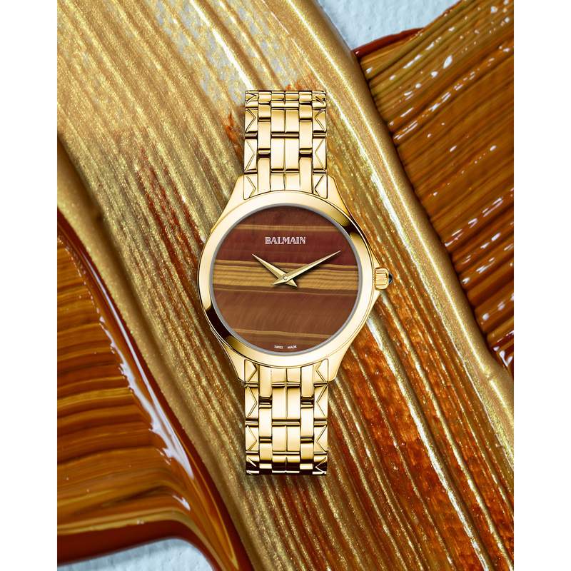 Montre BALMAIN trendies femme bracelet acier inoxydable or - vue D3