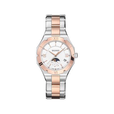 Montre BALMAIN downtown femme bracelet acier inoxydable bicolore rose - vue 1