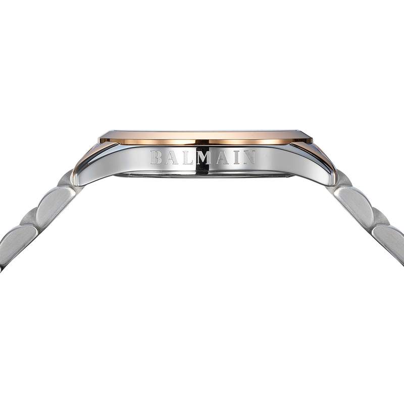 Montre BALMAIN tradition femme bracelet acier inoxydable bicolore rose - vue 4