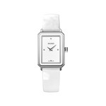 Montre BALMAIN trendies femme bracelet cuir vernis blanc - vue 1