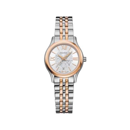 Montre BALMAIN tradition femme bracelet acier inoxydable bicolore rose