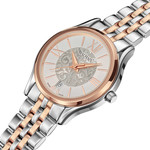 Montre BALMAIN tradition femme bracelet acier inoxydable bicolore rose - vue D1