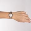 Montre BALMAIN tradition femme bracelet acier inoxydable bicolore rose - vue Vporté 3