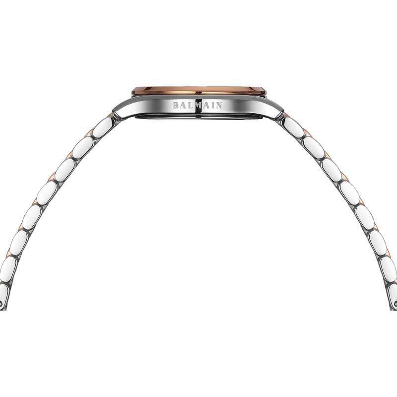 Montre BALMAIN tradition femme bracelet acier inoxydable bicolore rose - vue 4