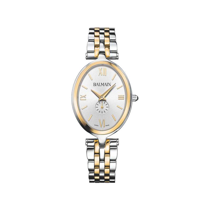 Montre BALMAIN tradition femme bracelet acier inoxydable bicolore jaune - vue 1