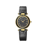 Montre BALMAIN tradition femme bracelet cuir noir - vue 1