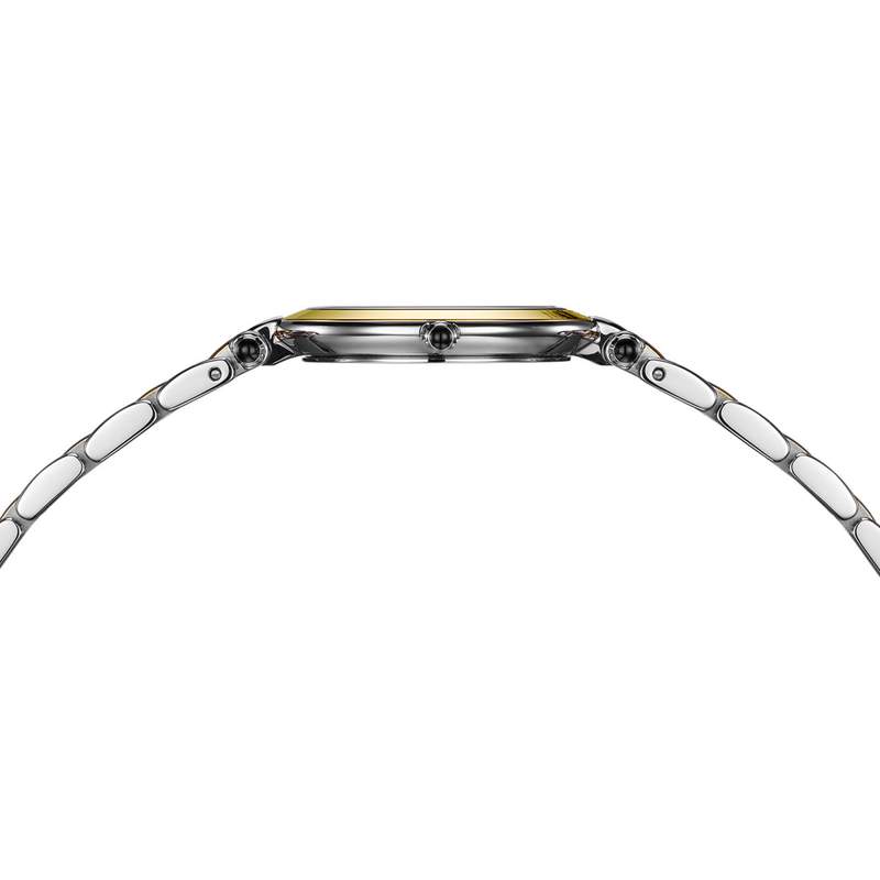 Montre BALMAIN tradition femme bracelet acier inoxydable bicolore jaune - vue 2