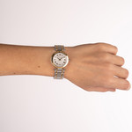 Montre BALMAIN tradition femme bracelet acier inoxydable bicolore jaune - vue porté 3