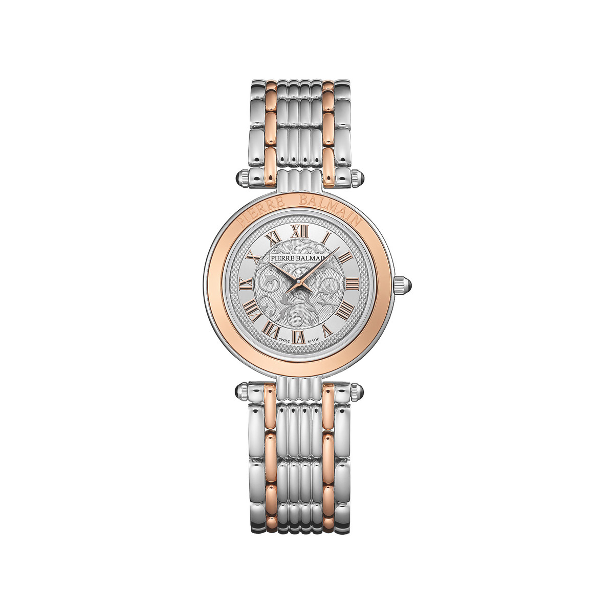 Montre BALMAIN tradition femme bracelet acier inoxydable bicolore rose