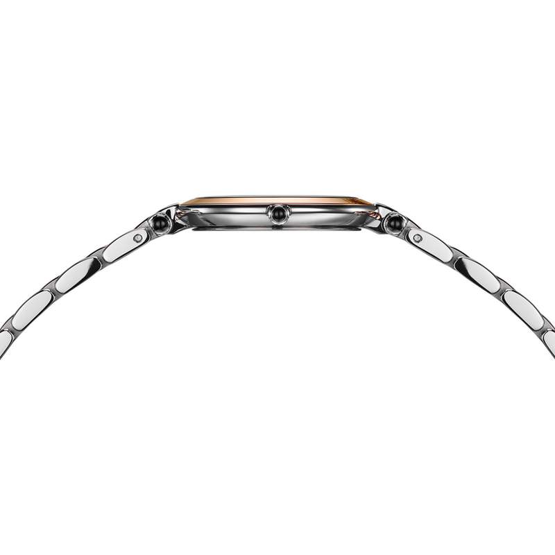 Montre BALMAIN tradition femme bracelet acier inoxydable bicolore rose - vue 2
