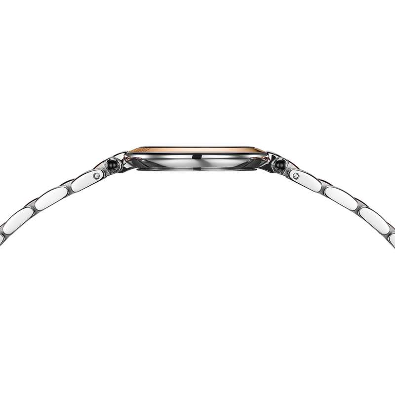 Montre BALMAIN tradition femme bracelet acier inoxydable bicolore rose - vue 4