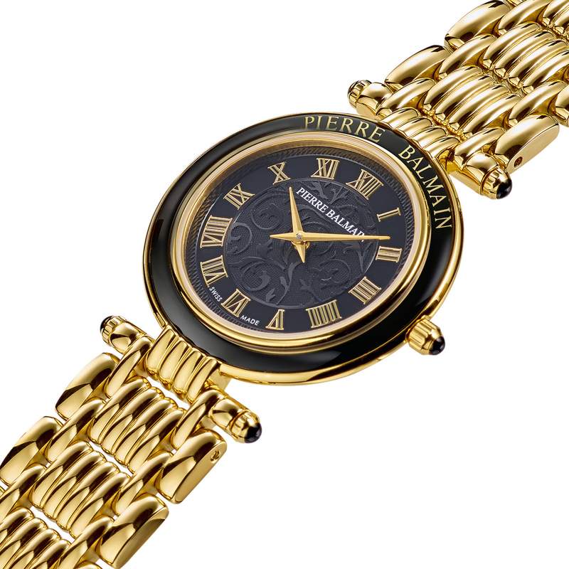 Montre BALMAIN tradition femme bracelet acier inoxydable or - vue D1