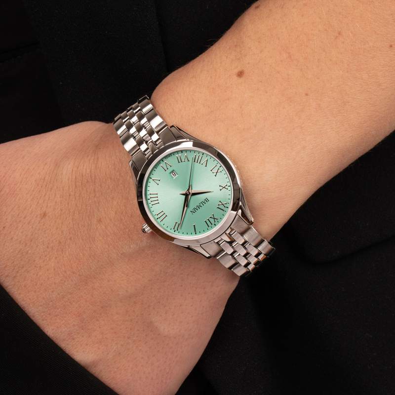 Montre BALMAIN tradition femme bracelet acier inoxydable argent - vue porté 2