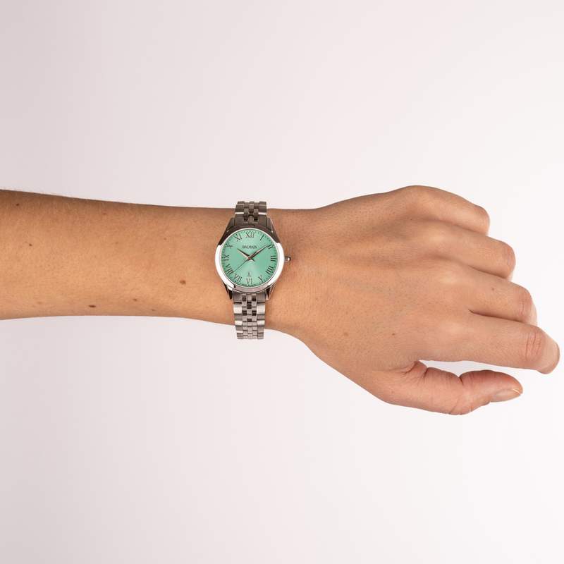 Montre BALMAIN tradition femme bracelet acier inoxydable argent - vue porté 3