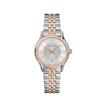 Montre BALMAIN tradition femme bracelet acier inoxydable bicolore rose