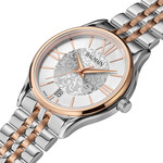 Montre BALMAIN tradition femme bracelet acier inoxydable bicolore rose - vue D1