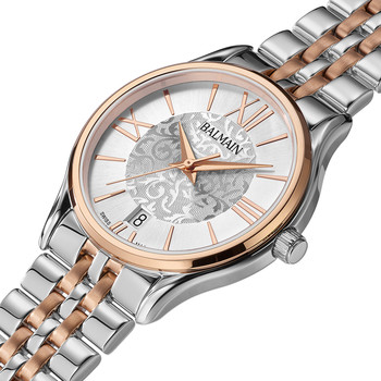 Montre BALMAIN tradition femme bracelet acier inoxydable bicolore rose