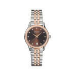 Montre BALMAIN tradition femme cadran nacre bracelet acier inoxydable bicolore rose - vue 1